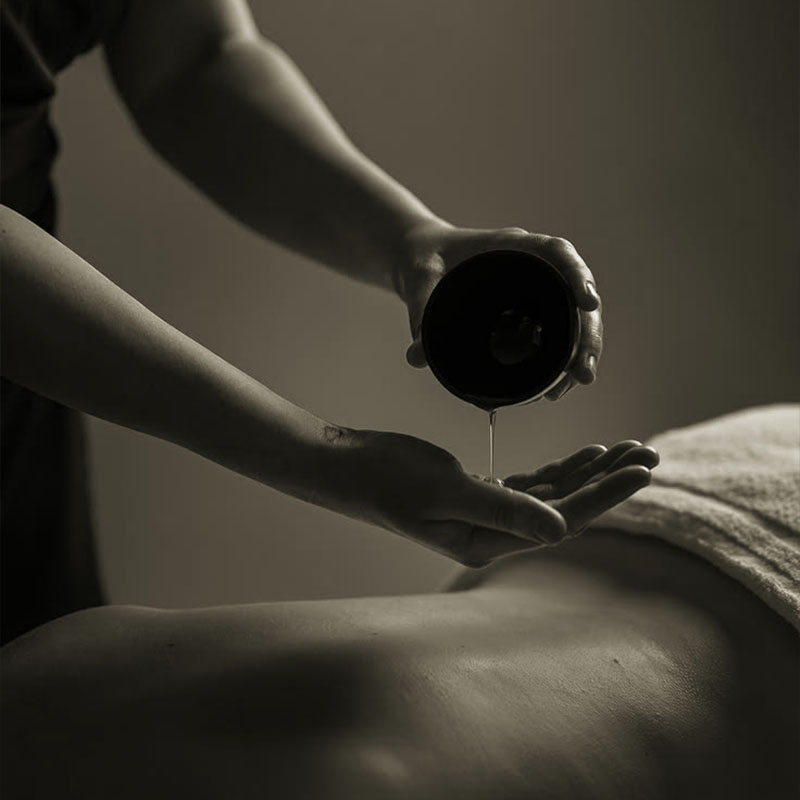 massagem com pedras quentes
